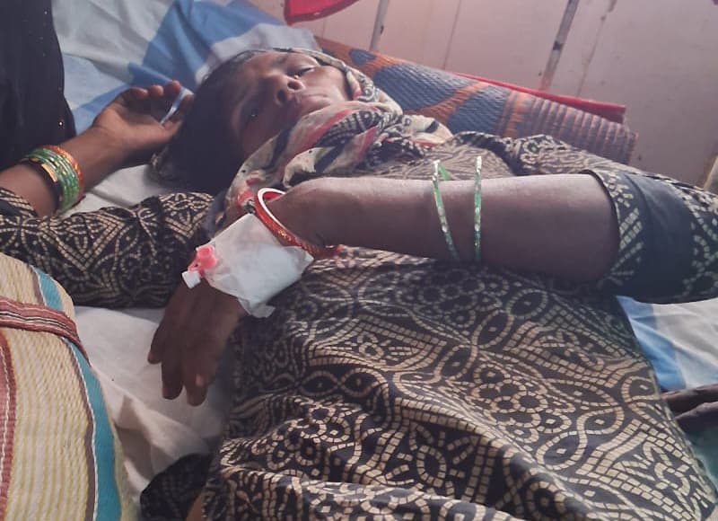 दो पक्षों में  मारपीट में महिला गंभीर रूप से घायल