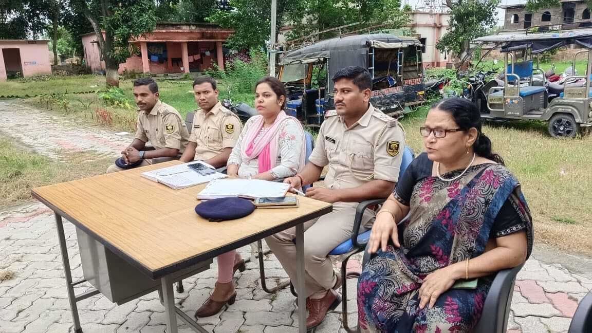 बकरीद को लेकर दिघलबैंक थाने में शांति समिति की बैठक