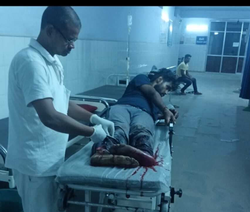 हादसा :ट्रक से टकराया ट्रेलर, कोडरमा निवासी चालक गंभीर रूप से घायल