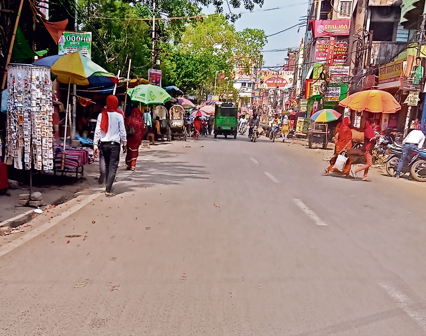 गर्मी का सितम : सुबह आठ बजे ही वीरान हो जा रहीं सड़कें
