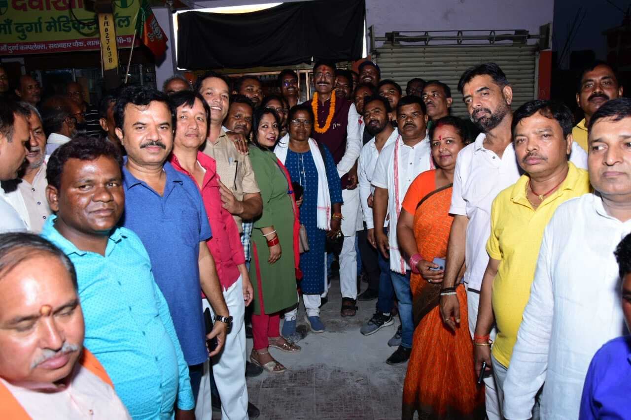 नामकुम में केंद्रीय राज्यमंत्री का नागरिक अभिनंदन