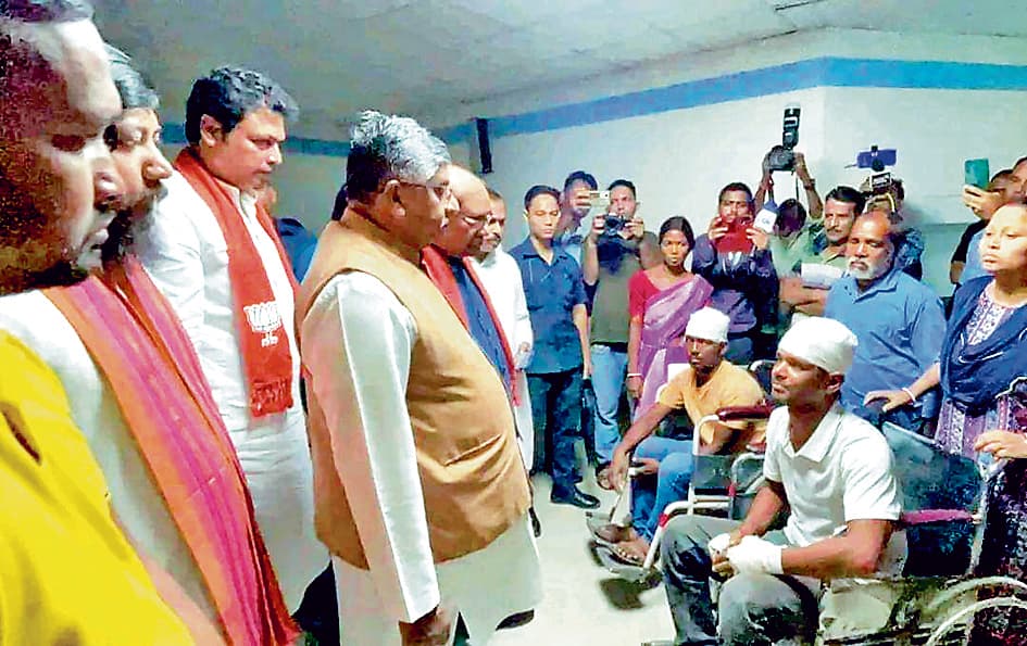 ‘चुनाव बाद हिंसा’ को लेकर भाजपा के केंद्रीय दल ने किया कूचबिहार का दौरा