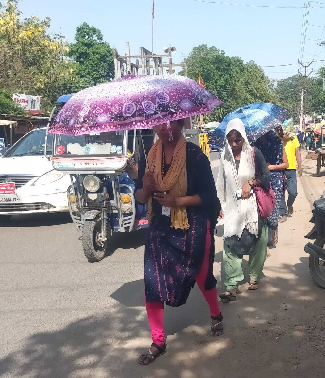 जिले में उष्म लहर जारी, सुबह से ही गर्मी से परेशान हो रहे लोग