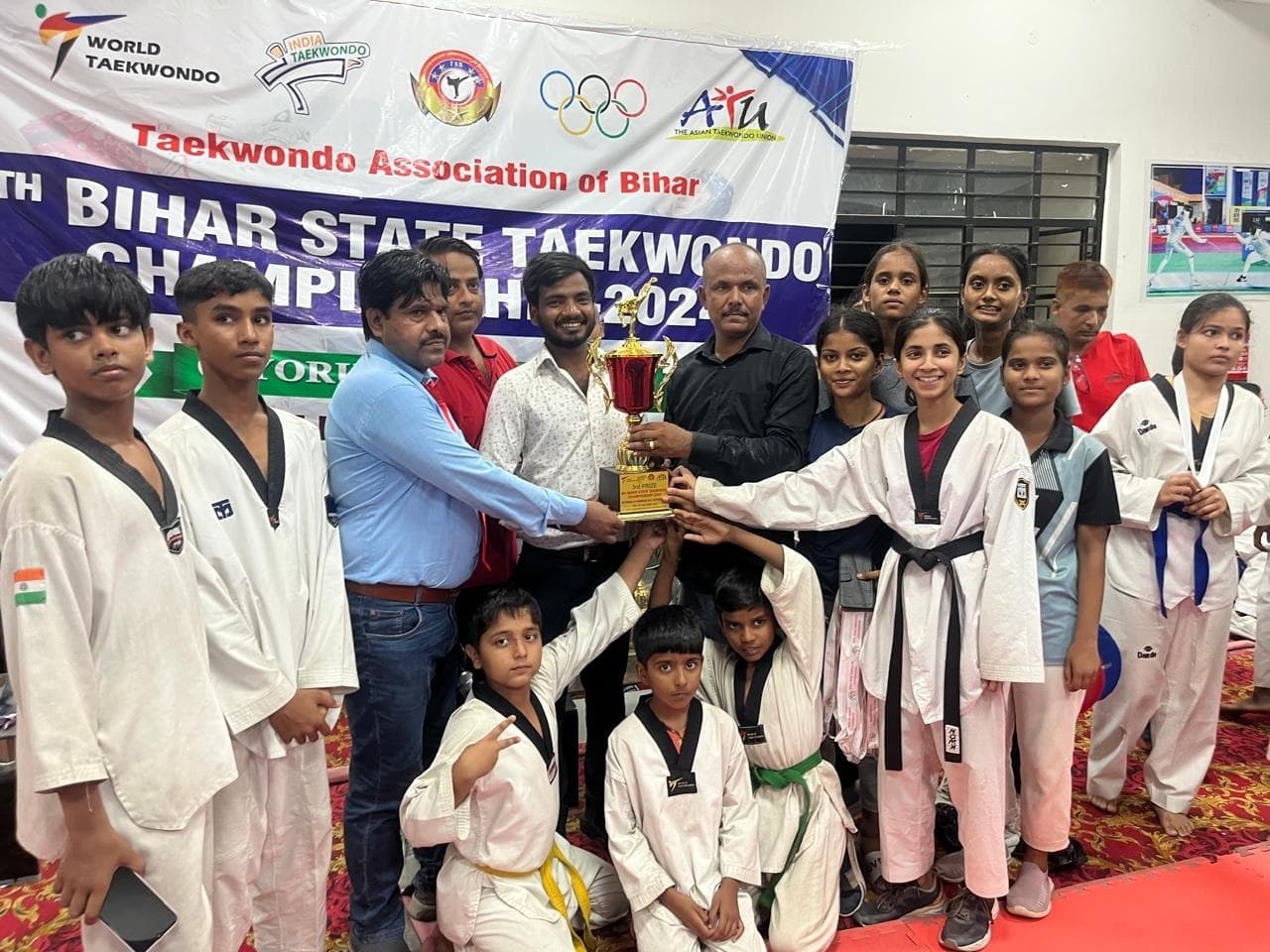 ताइक्वांडो चैंपियनशिप में राज्य स्तर पर लखीसराय को तीसरा स्थान