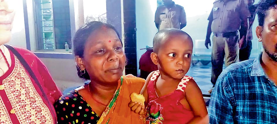 किडनैप हुई बच्ची को बदमाशों ने तिलक रोड मैदान में वापस छोड़ा