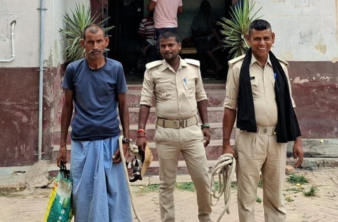 मारपीट का आरोपी गिरफ्तार