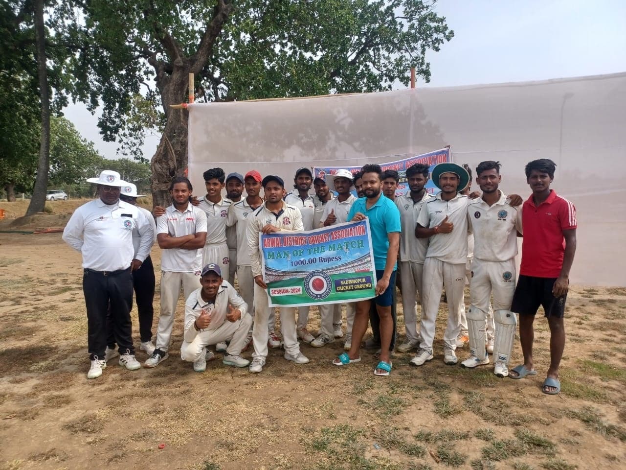 अंडर-19 सुपर लीग में गोपालगंज और रेस्ट ऑफ पाटलीपुत्रा जाेन का मैच ड्रॉ