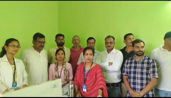 40 लोगों की शिविर में की गयी निशुल्क नेत्र जांच