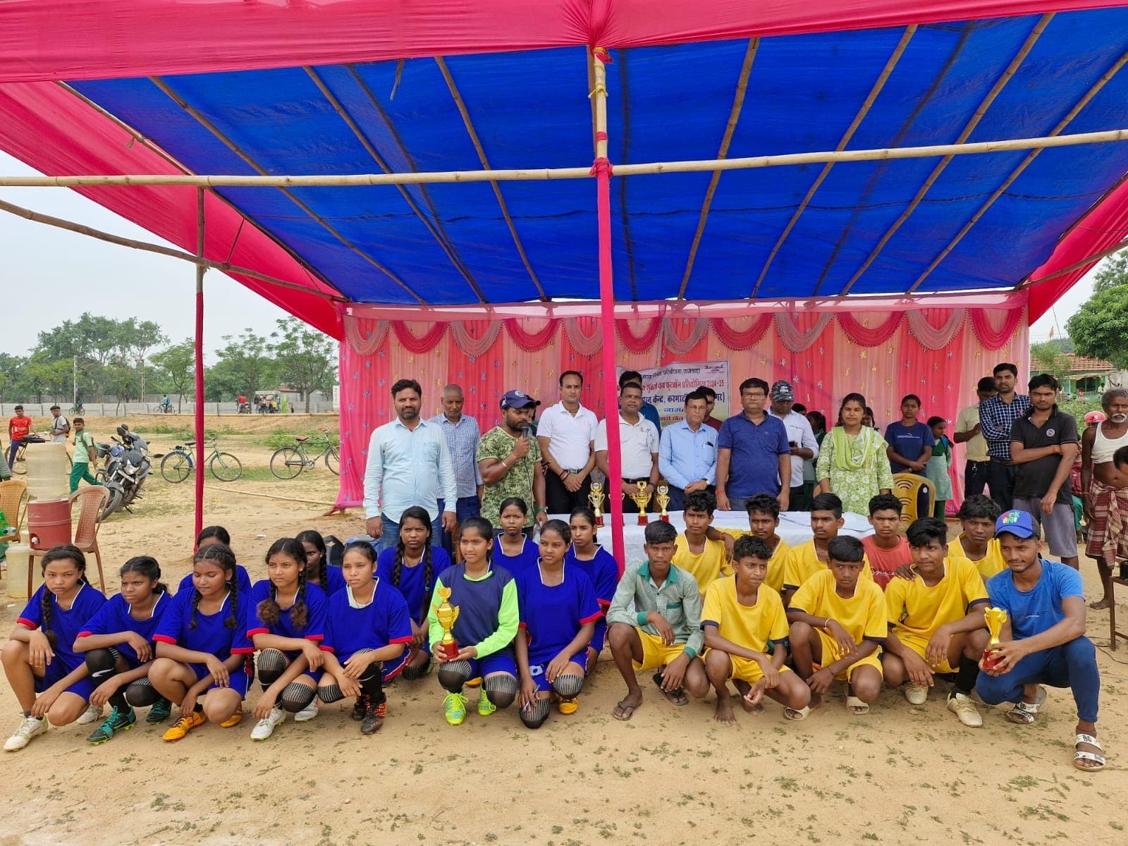 अंडर-15 बालक में उउवि पट्टाजोरी ने जीता फुटबॉल मैच