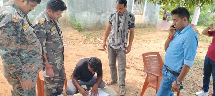 अज्ञात व्यक्ति का शव बरामद