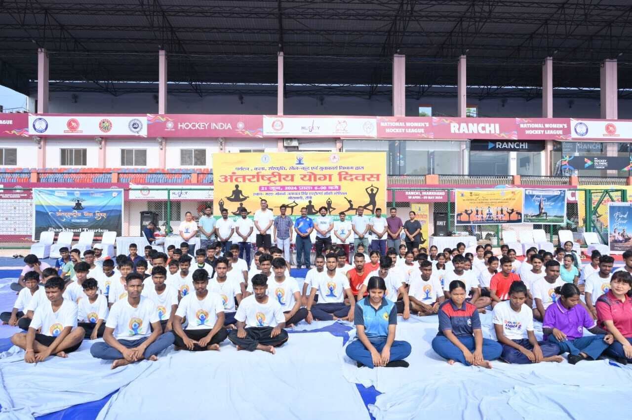 खेल निदेशालय ने किया अंतरराष्ट्रीय योग दिवस का आयोजन