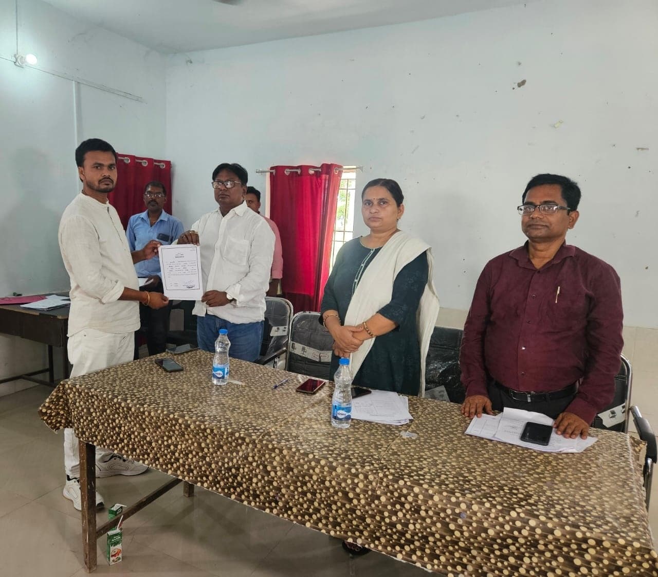 समित निर्विरोध बने मालती पंचायत के उपमुखिया