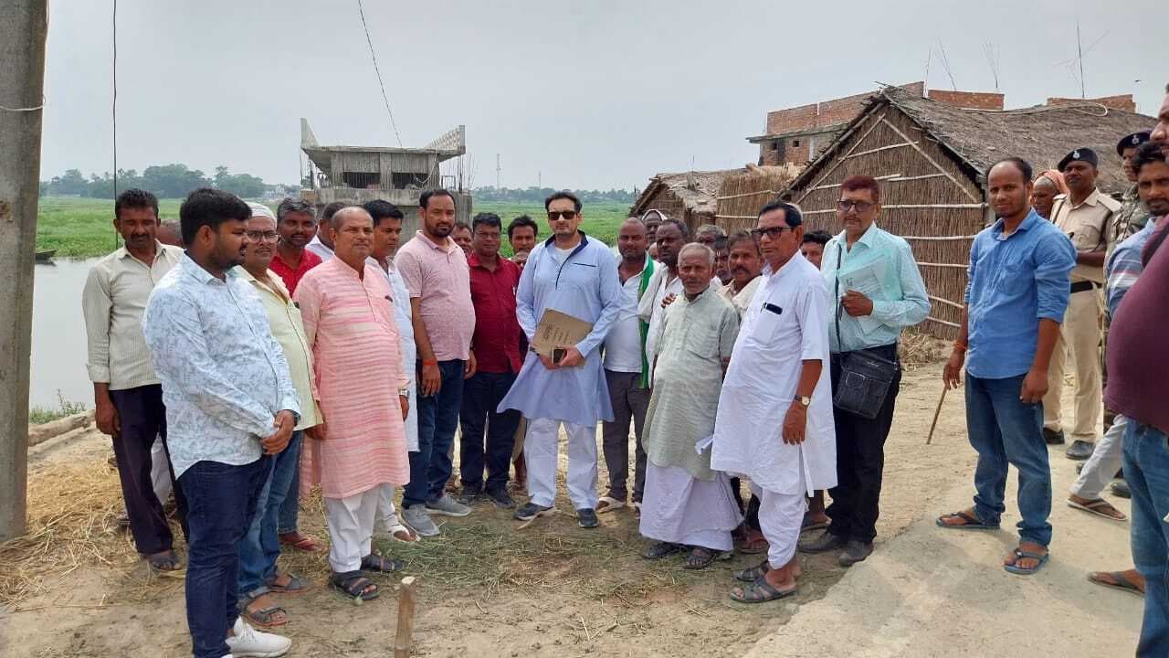 बघौड़ में कटाव तेज होने से लोगों में दहशत