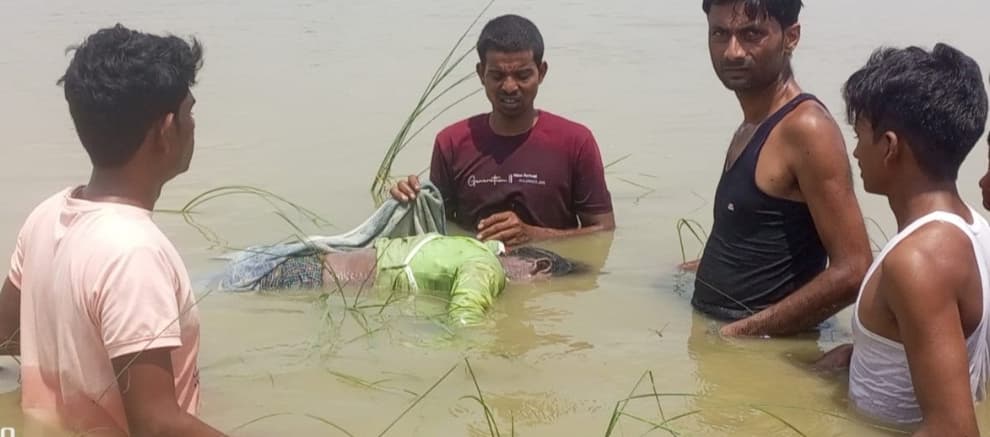 परमान नदी में डूबी बच्ची का शव बरामद