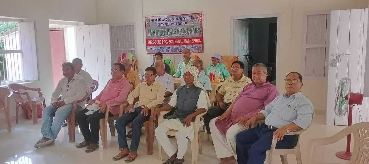 भारत सरकार के स्वीकृत शोध परियोजना की टीम पहुंची थरुहट