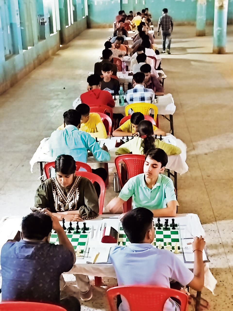 पटना के नौ वर्षीय देवांश ने उलटफेर कर खगड़िया के शुभम को हराया