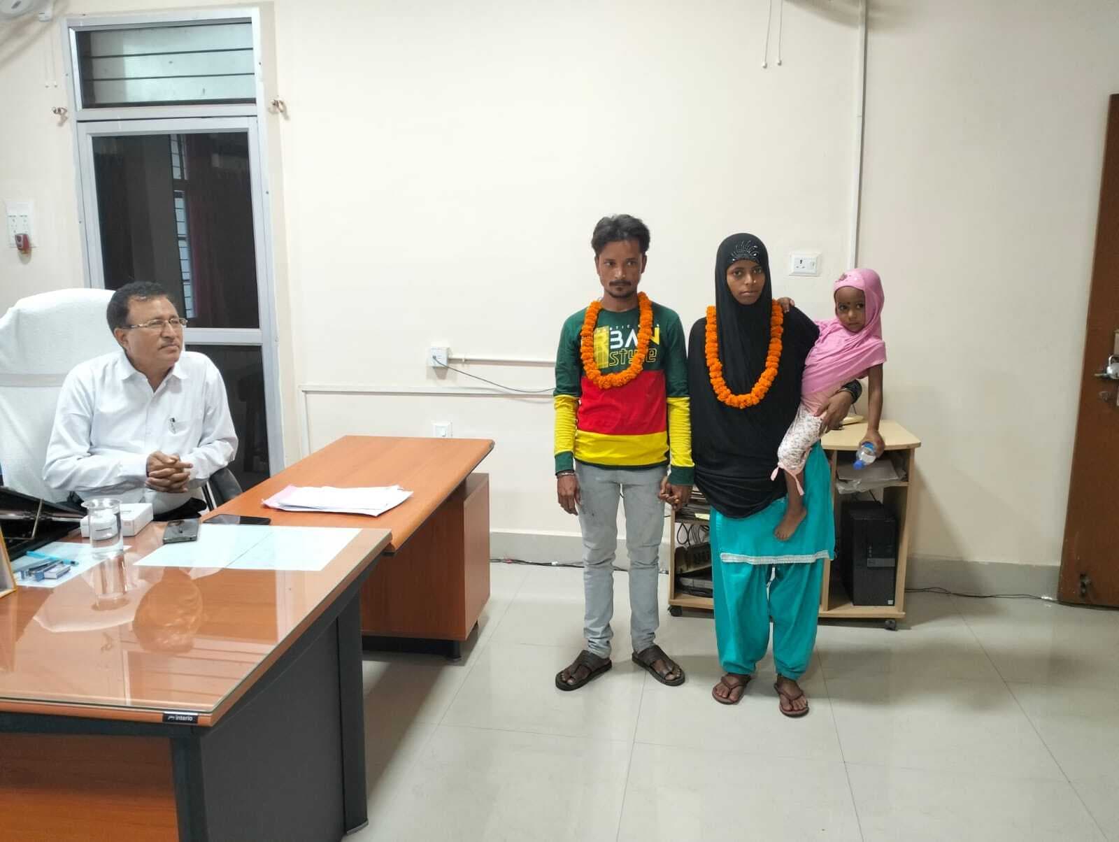 विशेष अभियान में अलग रह रहे पति-पत्नी के बीच करायी गयी मध्यस्थता