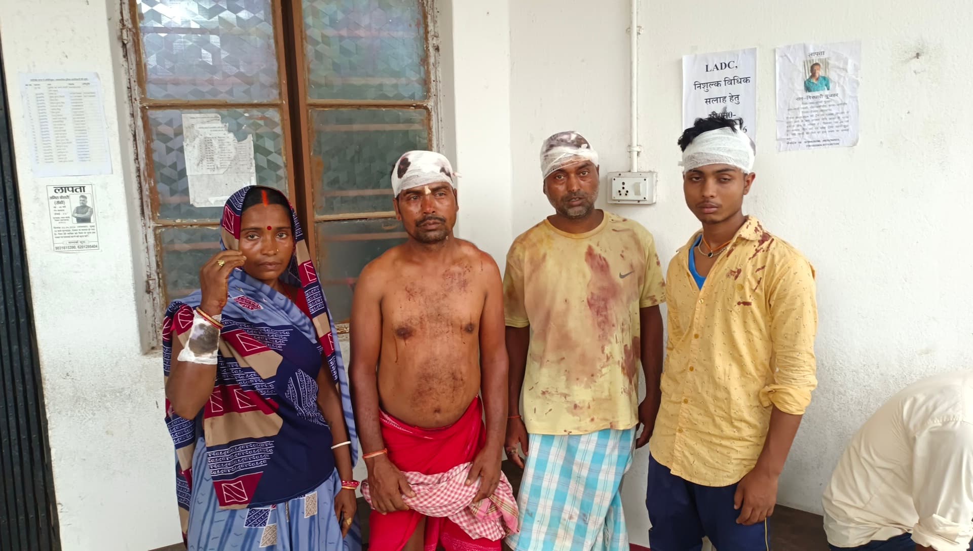 जमीन विवाद में दो पक्षों भिड़े, मारपीट में आठ लोग घायल