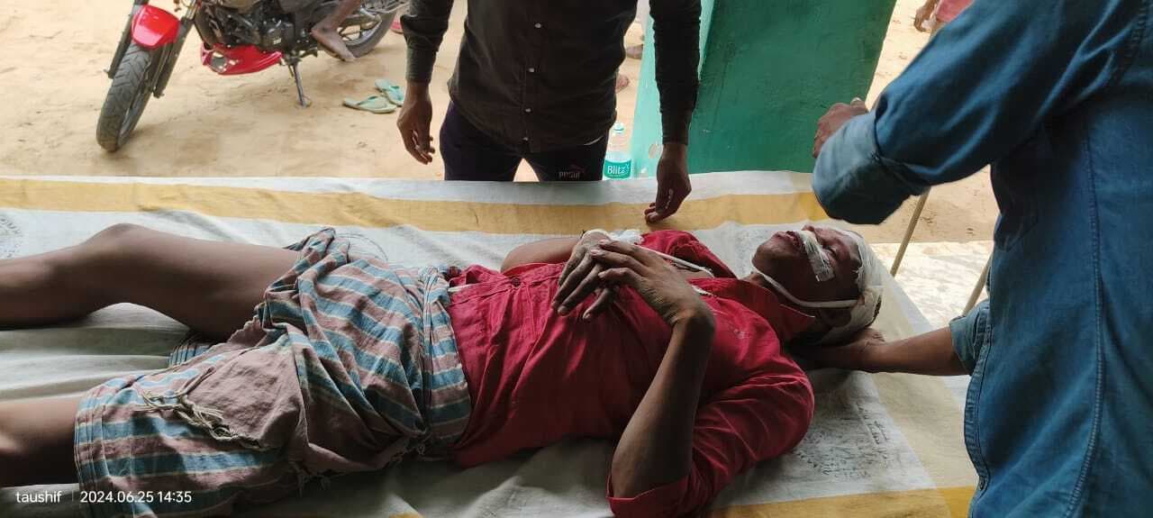 दो बाइक की टक्कर में दो घायल, रेफर