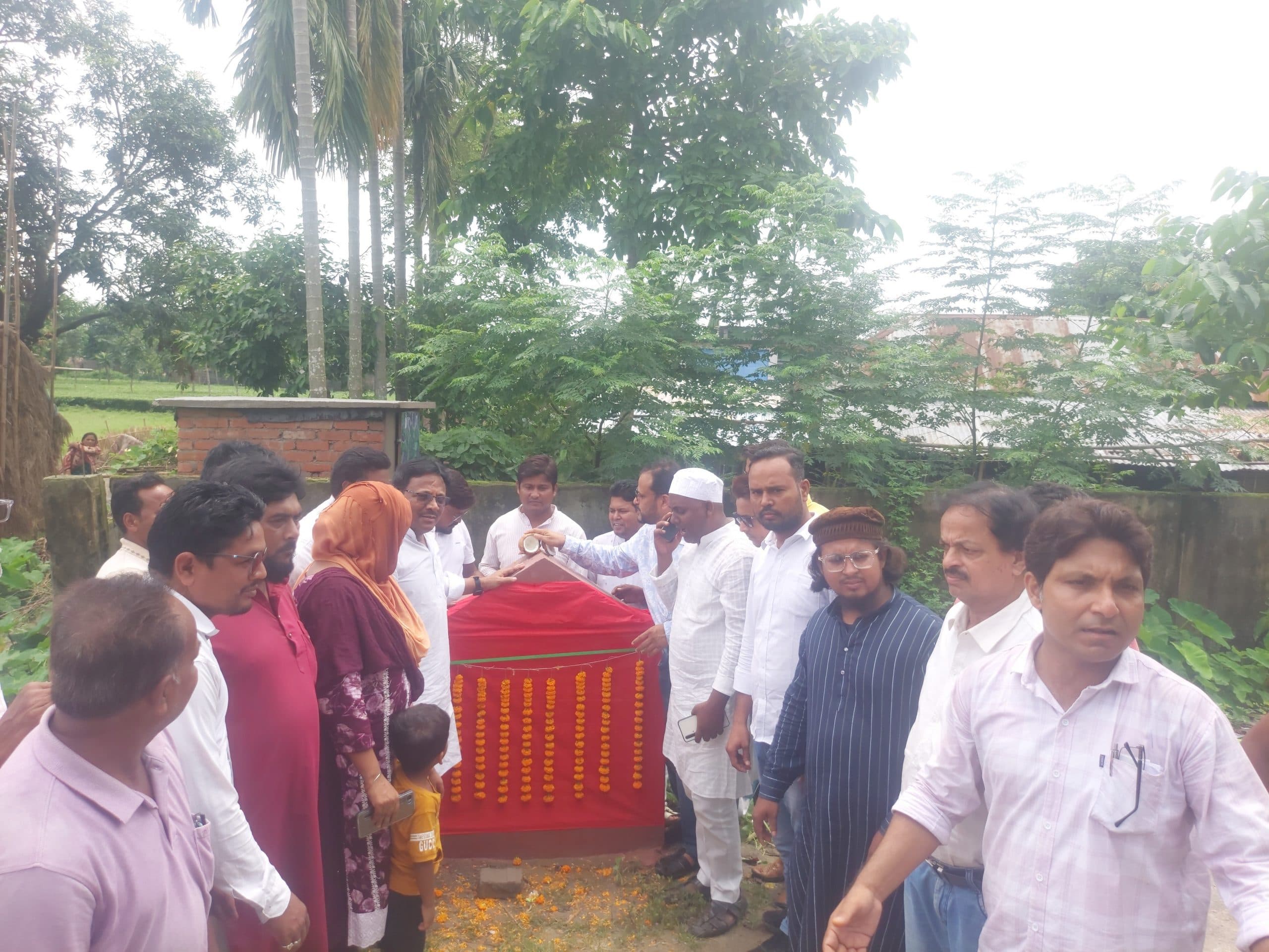 किशनगंज विधायक चार सड़कों का किया शिलान्यास