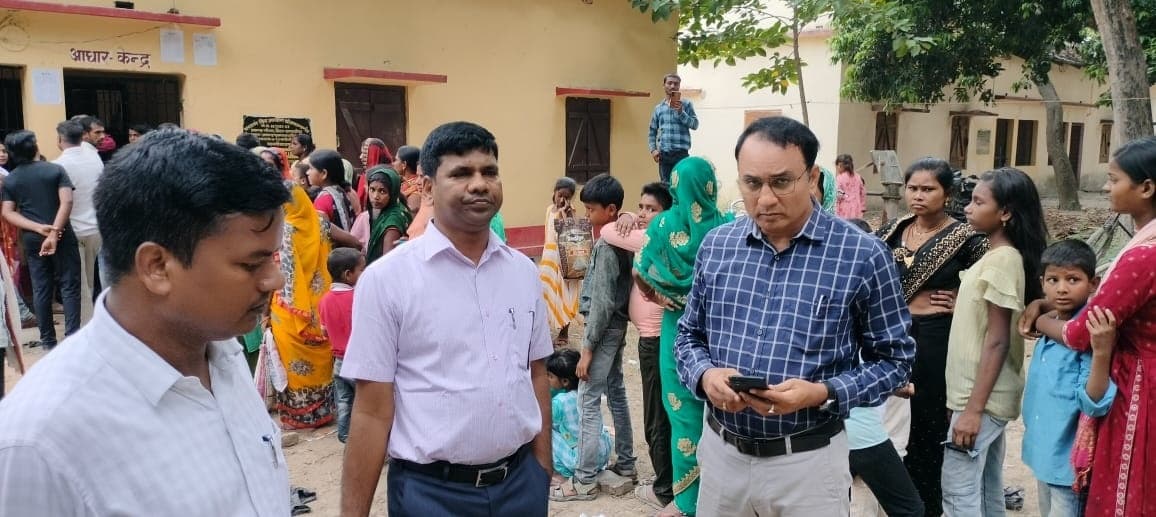 जिला पंचायती राज पदाधिकारी ने किया निरीक्षण