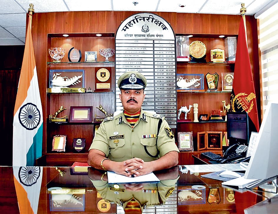 बीएसएफ दक्षिण बंगाल फ्रंटियर के आइजी बने पवार