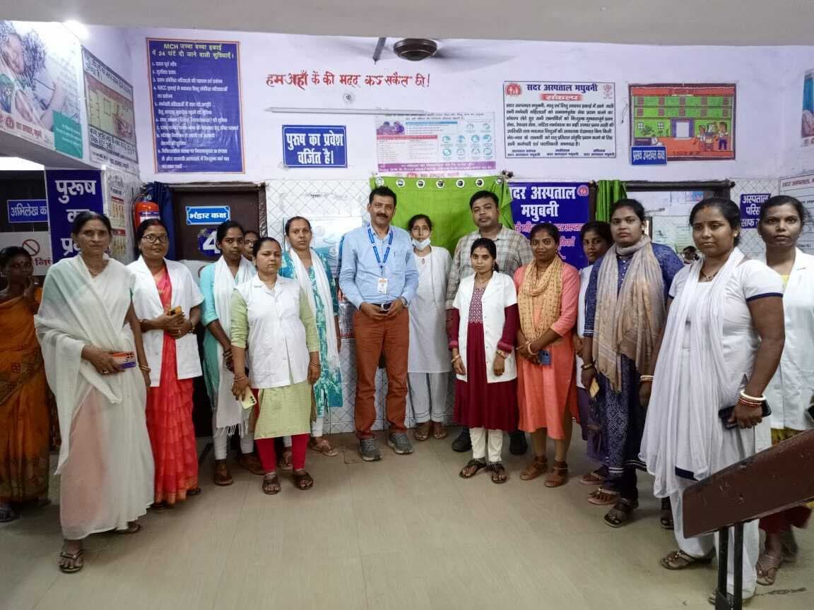 जीएनएम व एएनएम को परिवार नियोजन के लिए दिया प्रशिक्षण