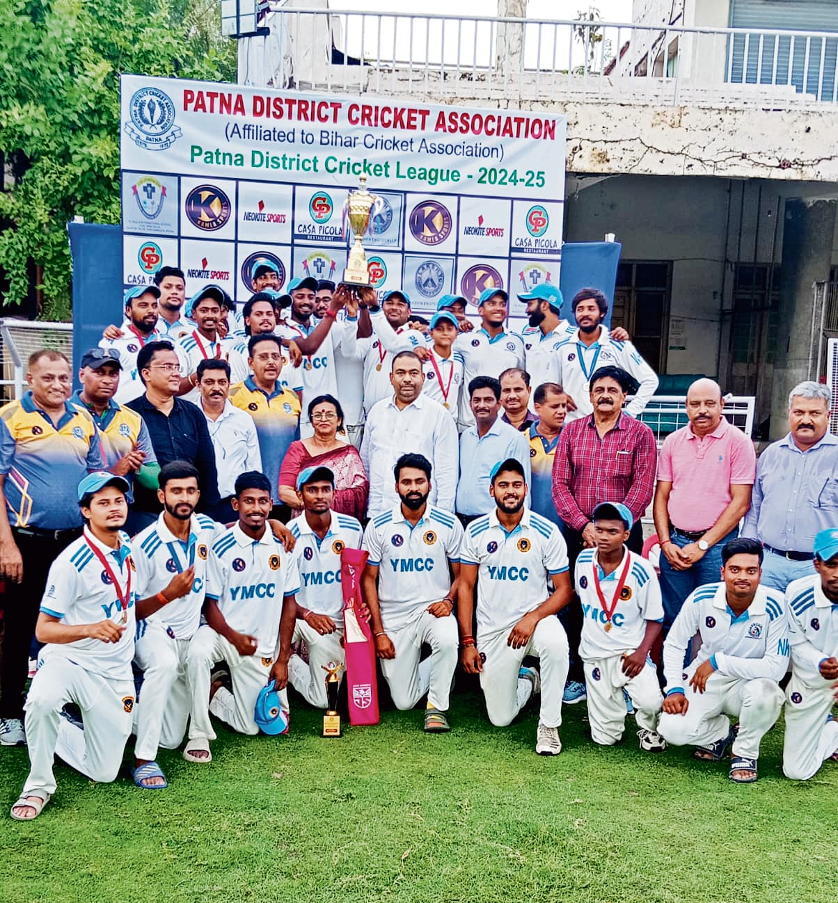 पटना जिला सीनियर डिवीजन क्रिकेट लीग में वाइएमसीसी व आरबीएनवाइएसी संयुक्त विजेता
