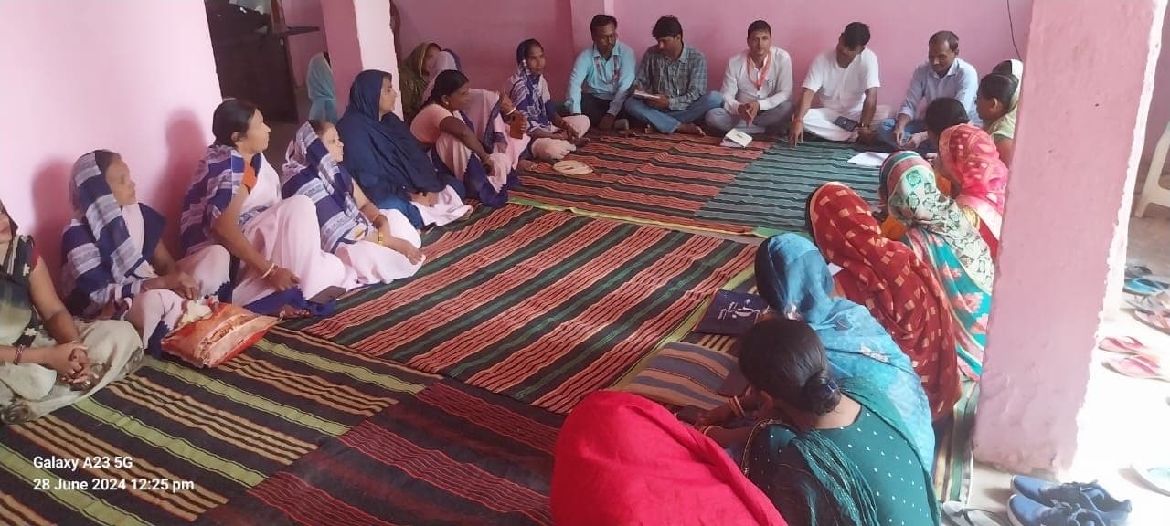 पंचायत स्तर के हितधारकों को दिया गया प्रशिक्षण