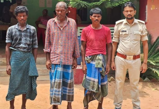 35 लीटर शराब के साथ तीन तस्कर गिरफ्तार, भेजा जेल