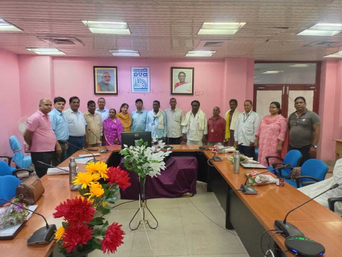 डीवीसी के नौ कर्मी और उप महाप्रबंधक सेवानिवृत्त