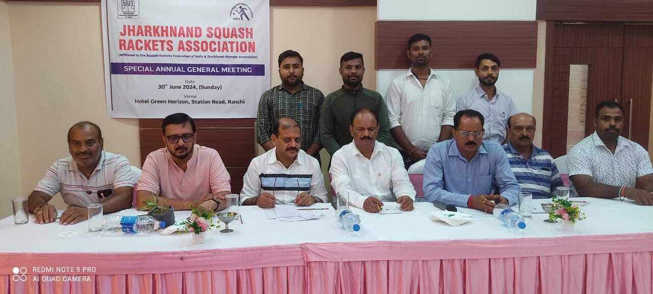 झारखंड स्क्वाॅश रैकेट एसोसिएशन के नये अध्यक्ष बने दीपक कुमार अग्रवाल