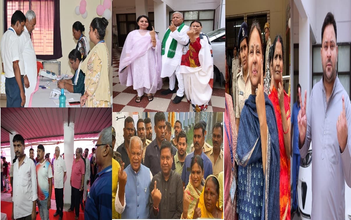 Lok Sabha Election 2024: बिहार में नीतीश-लालू समेत इन दिग्गजों ने डाला वोट, देखें मतदान की PHOTOS