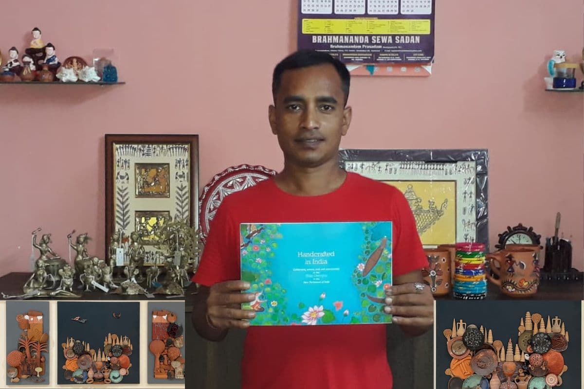 संसद की शोभा बढ़ा रहा जमशेदपुर के मोहन का टेराकोटा आर्ट, आस्था गैलरी में सजा कर रखी गयी हैं कलाकृतियां