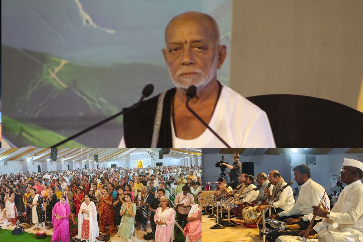 Morari Bapu: आचार्य की महिमा विचार से भी अधिक है, गिरिडीह के मधुबन में रामकथा में बोले मोरारी बापू