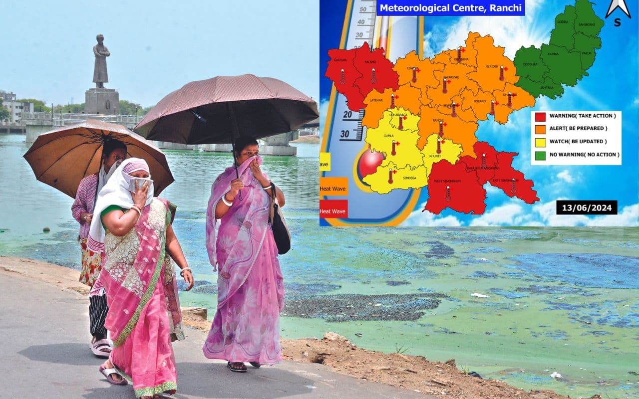 severe heat wave in jharkhand