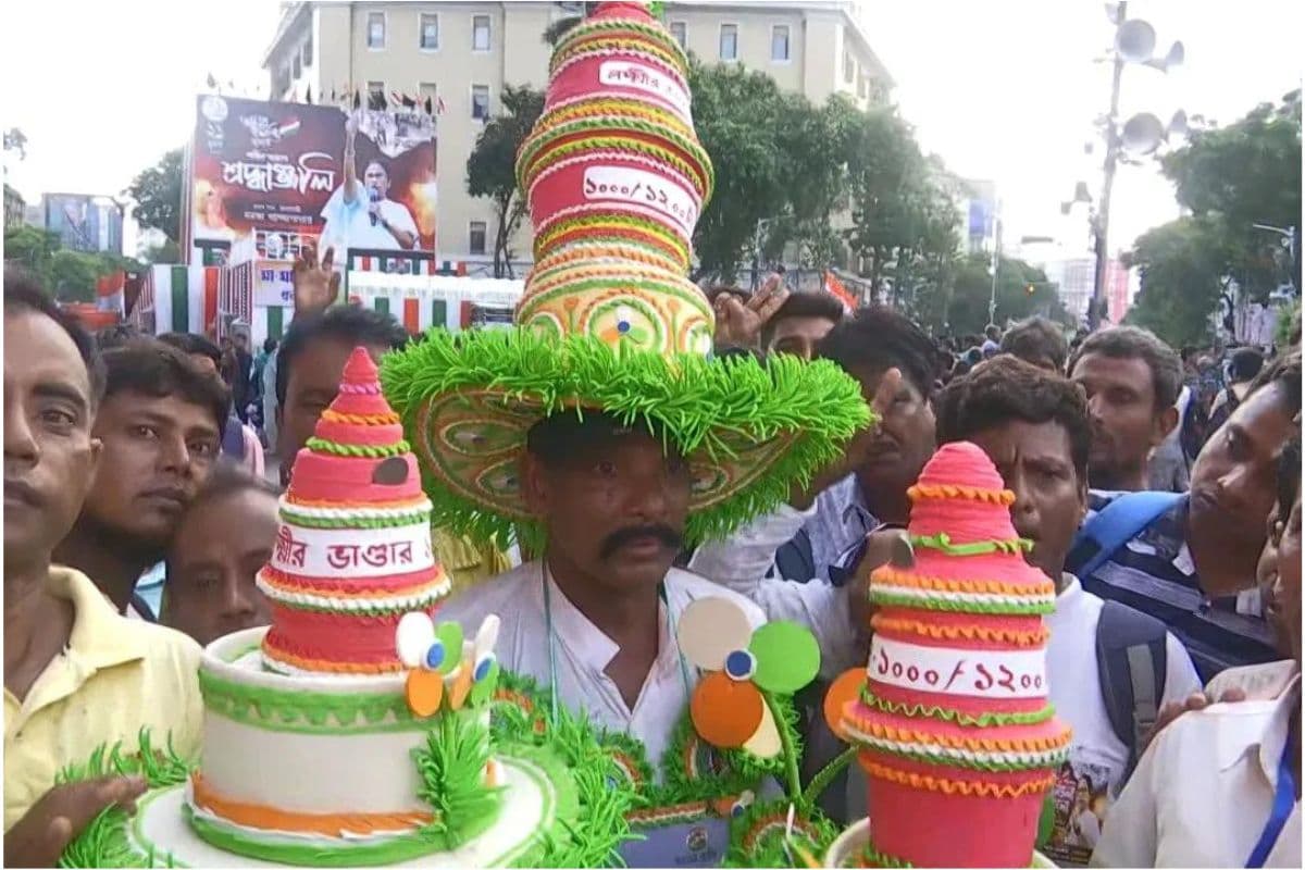 TMC 21 July Shahid Diwas : शहीद दिवस की रैली में 1000 रुपये की टोपी बिक रही है 5000  में जाने क्यों..