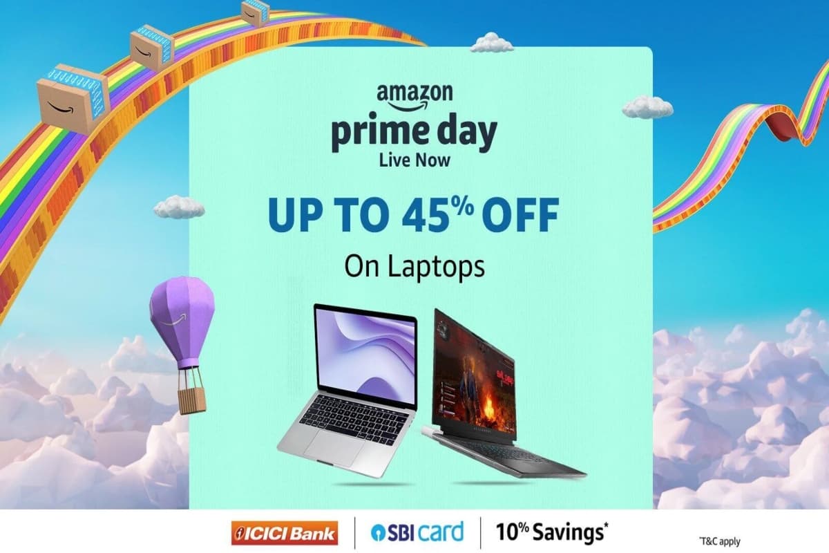 Amazon Prime Day Sale: धड़ाम से गिरी ब्रांडेड लैपटॉप्स की कीमत, कैशबैक ऑफर भी मिलेगा