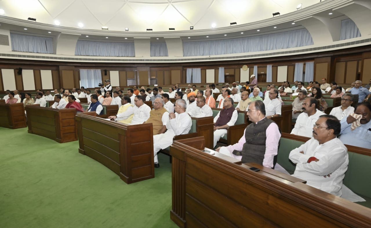 Bihar NDA Legislature meeting Bihar NDA Legislature meeting