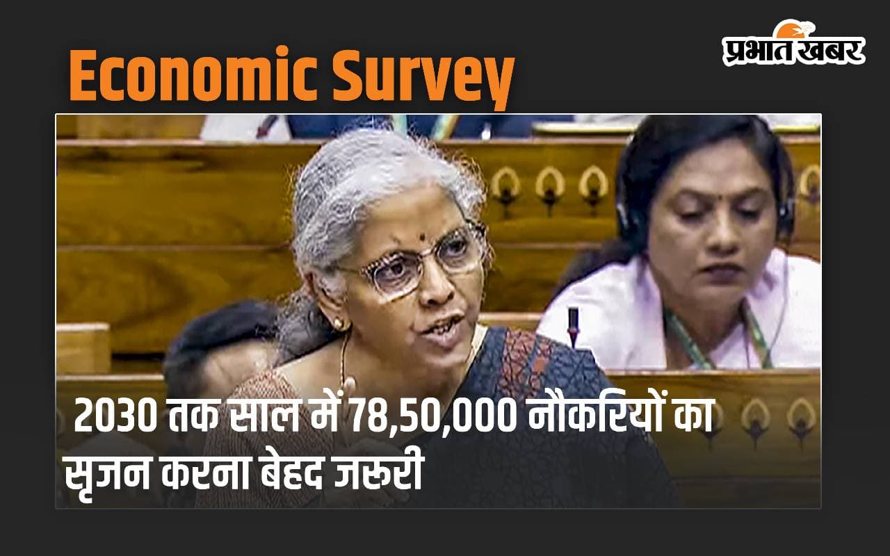 2030 तक साल में 78,50,000 नौकरियों का सृजन करना बेहद जरूरी