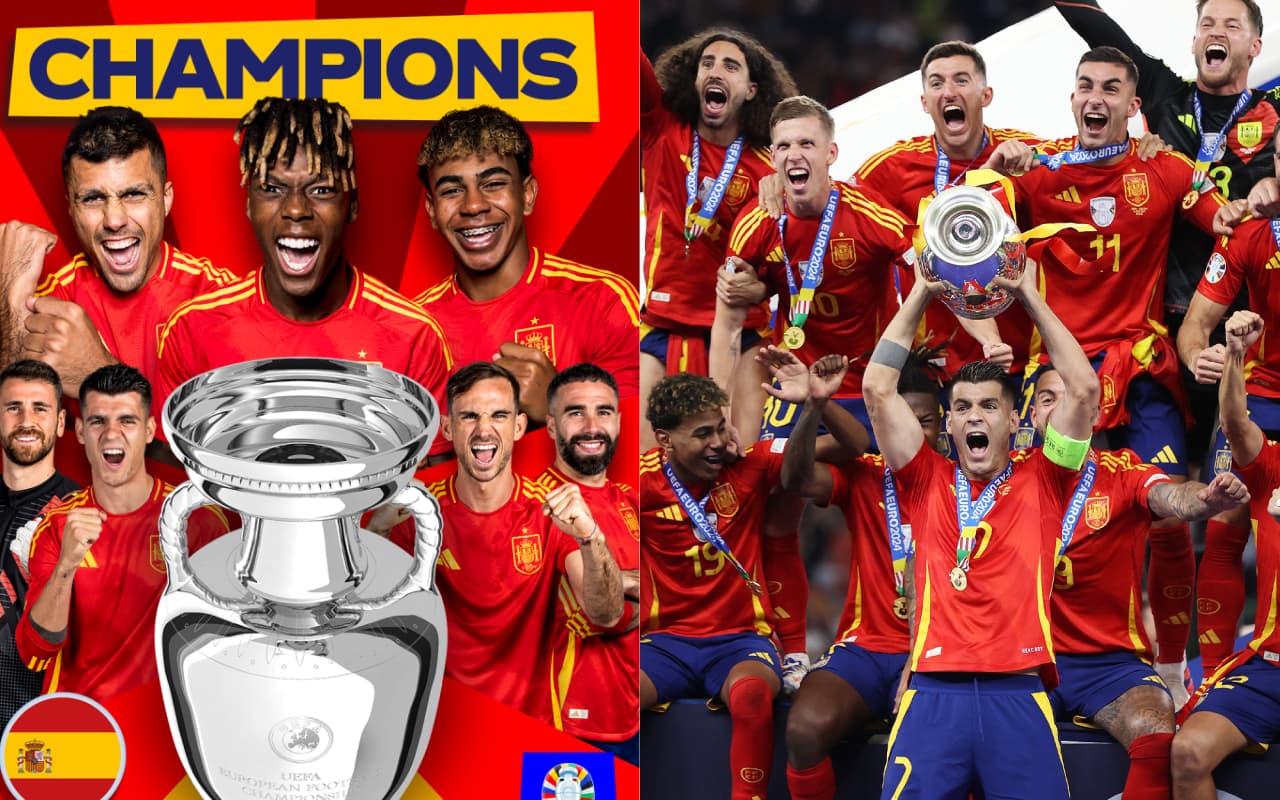 Euro Cup 2024: इंग्लैंड को हराकर स्पेन ने जीता यूरो कप का खिताब, चौथी बार बना चैंपियन