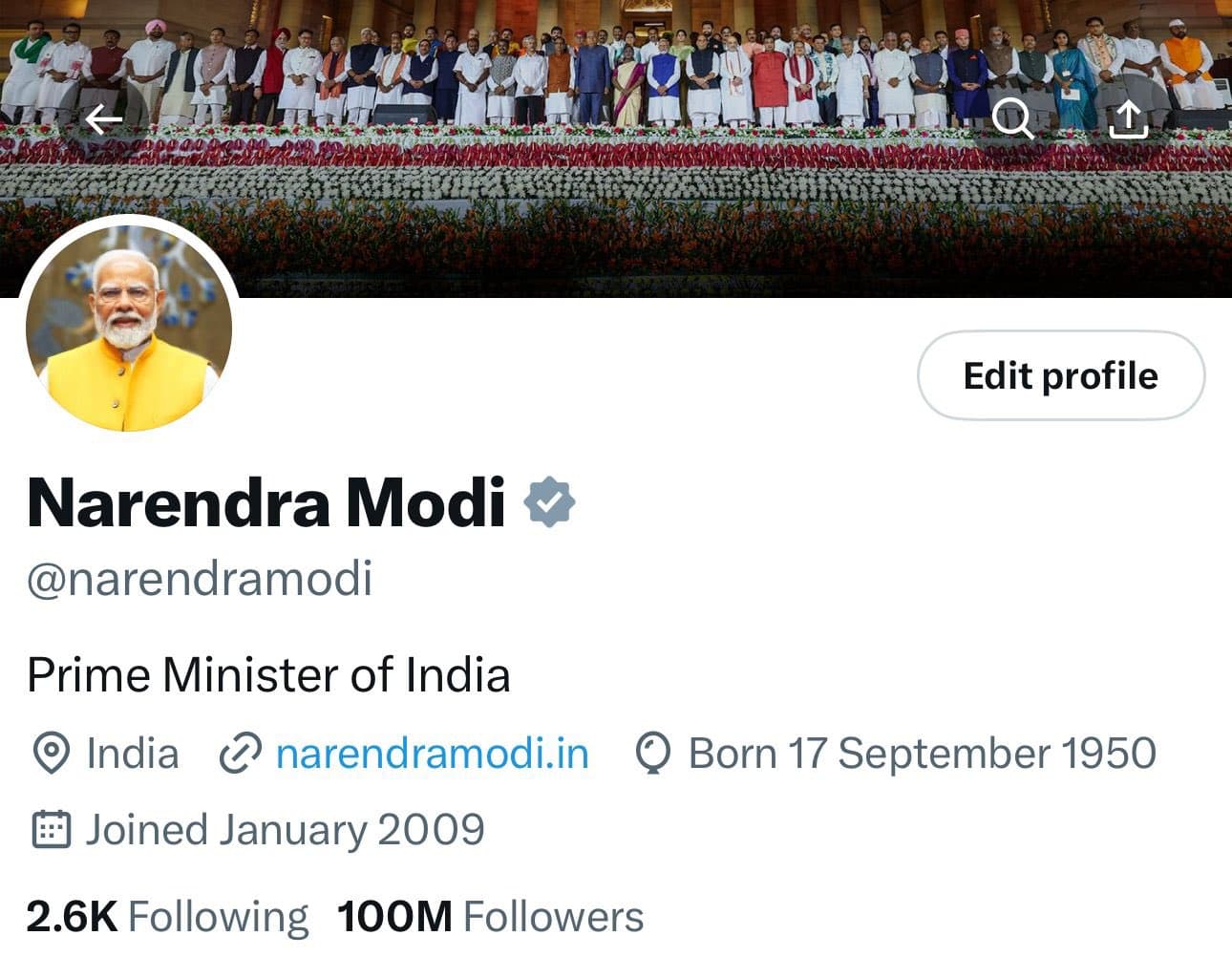 PM Modi के ‘एक्स’ पर 10 करोड़ फॉलोअर्स का आंकड़ा पार, बने दुनिया के सबसे ज्यादा फॉलो किए जाने वाले नेता