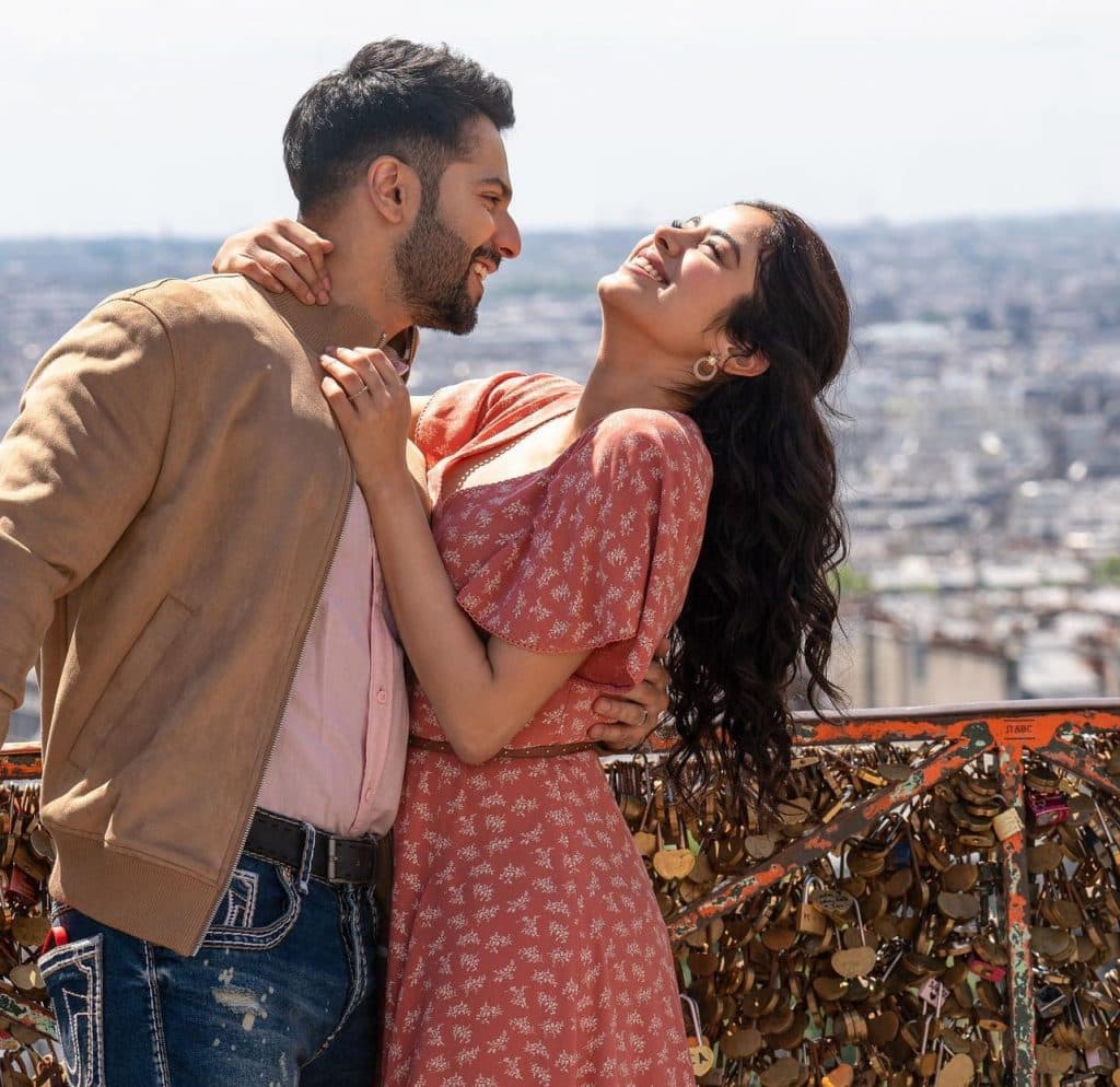 Varun dhawan and janhvi kapoor