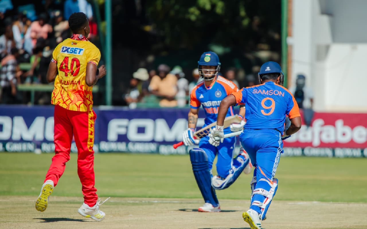 IND vs ZIM 5th T20: भारत ने जिम्बाब्वे को दिया 168 रनों का लक्ष्य, संजू सैमसन ने जड़ा पचासा