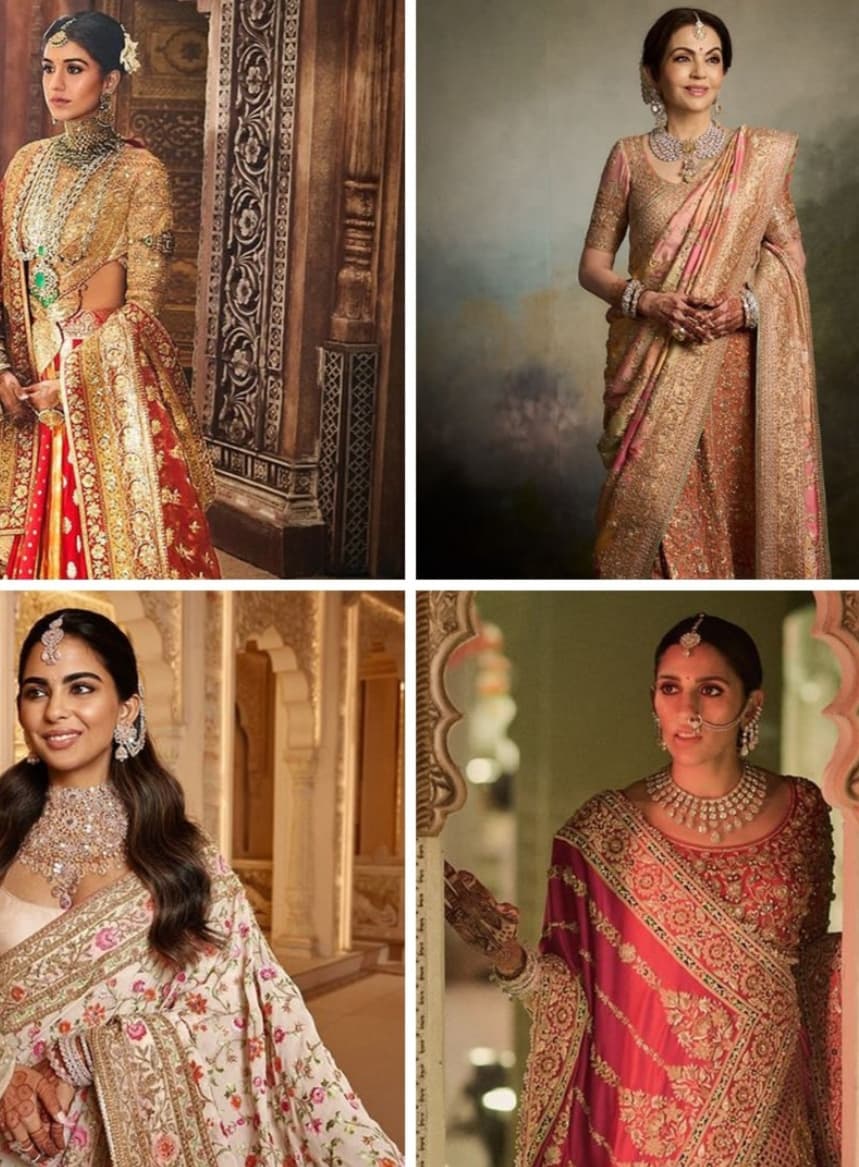 Anant Radhika Wedding 2024: एक नजर लहंगों पर, अनंत और राधिका की शादी में अंबानी लेडीज के लहंगों ने खिंचा सबका ध्यान