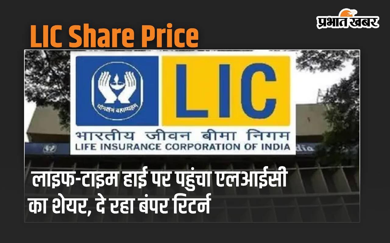 LIC Share Price: लाइफ-टाइम हाई पर पहुंचा एलआईसी का शेयर, दे रहा बंपर रिटर्न