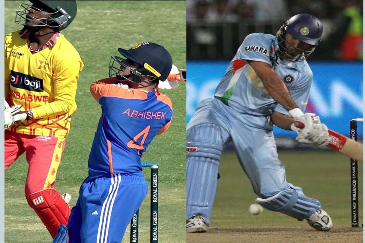 Mentor Yuvraj Singh Student Abhishek Sharma Mentor Yuvraj Singh Student Abhishek Sharma