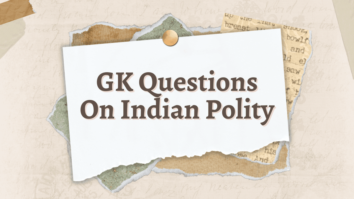 GK Questions On Indian Polity: रेलवे, बैंकिंग, एसएससी जैसी परीक्षाओं की कर रहें हैं तैयारी तो इन प्रश्नों से करें जीके मजबूत