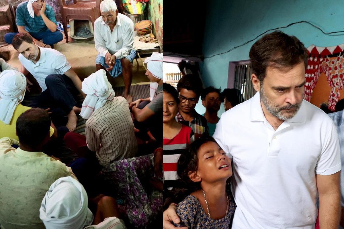 Hathras Stampede: राहुल गांधी से हादसे की बात शेयर करते हुए रो पड़े पीड़ित परिवार के लोग, देखें वीडियो