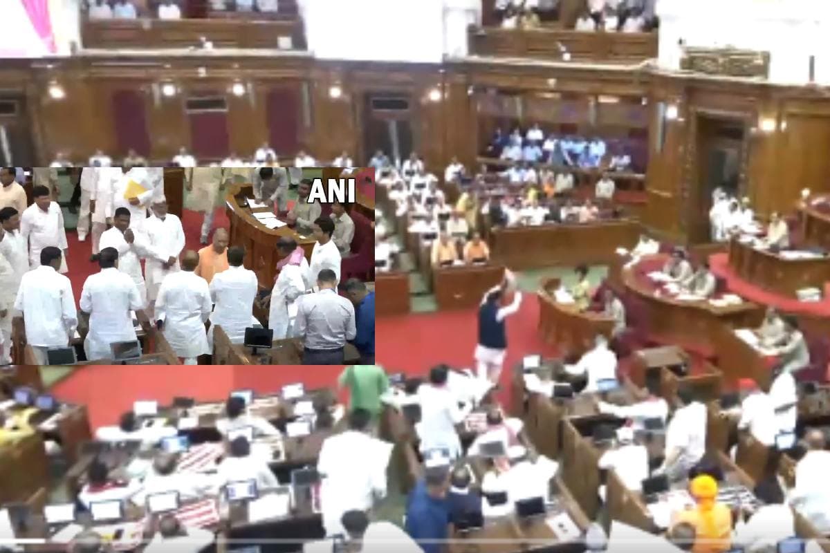UP Vidhan Sabha Satra 2024: सत्र के पहले दिन विपक्ष ने किया जोरदार हंगामा, वेल में पहुंचे सपा विधायक